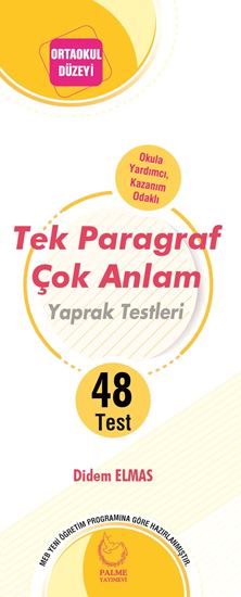 resm TEK PARAGRAF ÇOK ANLAM YAPRAK TEST (48 TEST )