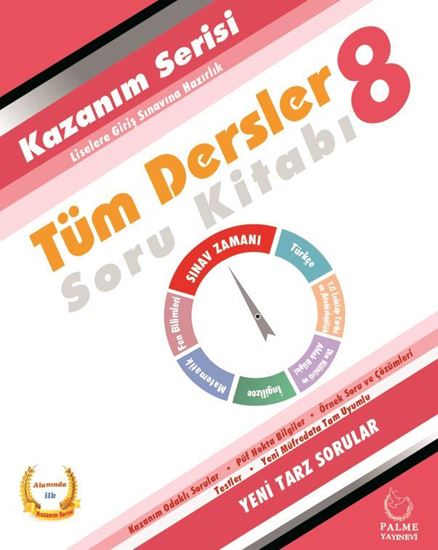 resm 8.SINIF KAZANIM SERİSİ TÜM DERSLER SORU KİTABI