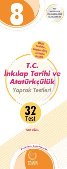 resm 8.SINIF T.C. İNKILAP TARİHİ VE ATATÜRKÇÜLÜK YAPRAK TESTLERİ ( 32 TEST )