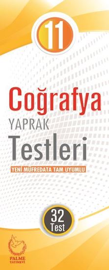 resm 11.SINIF COĞRAFYA YAPRAK TEST ( 32 TEST )