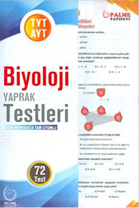 Resim YKS TYT-AYT BİYOLOJİ YAPRAK TESTLERİ  ( 72 TEST )