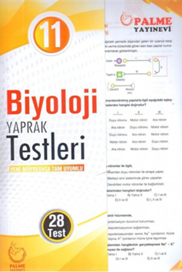 resm 11.SINIF BİYOLOJİ YAPRAK TEST ( 28 TEST )