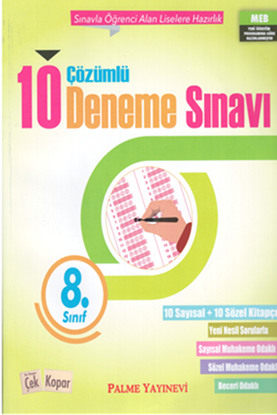 Resim 8.SINIF TÜM DERSLER 10 ÇÖZÜMLÜ DENEME