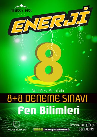 resm 8.SINIF ENERJİ FEN BİLİMLERİ 8+8 DENEME
