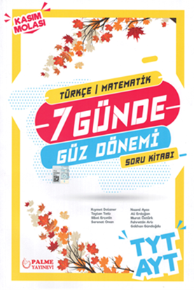 Resim TYT AYT 7 Günde Güz Dönemi Türkçe - Matematik Soru Kitabı