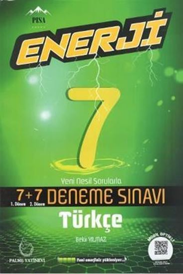 resm 7. Sınıf Enerji Türkçe 7+7 Deneme Sınavı