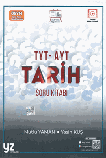 resm YZ YKS TYT-AYT TARİH SORU KİTABI