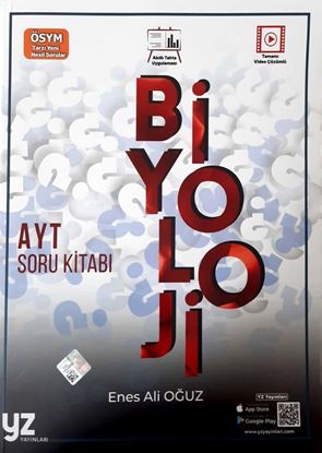 Resim YZ YKS AYT BİYOLOJİ SORU KİTABI