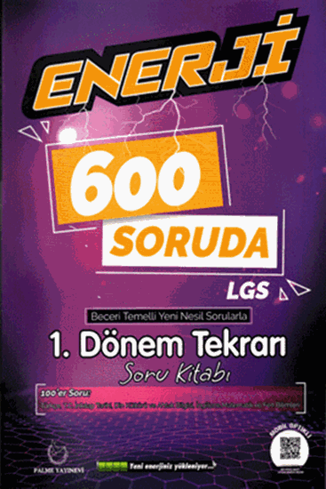 resm ENERJİ LGS 600 SORUDA 1.DÖNEM TEKRARI SORU KİTABI