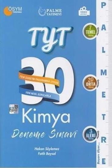 resm YKS TYT Kimya 30 Deneme Sınavı ( PALMETRE SERİSİ )