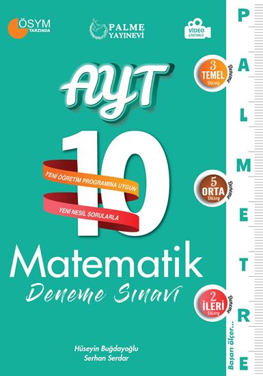 resm AYT 10 MATEMATİK DENEME SINAVI ( PALMETRE SERİSİ )