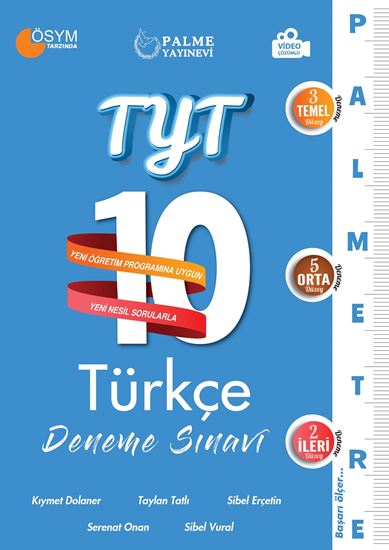 resm TYT 10 TÜRKÇE DENEME SINAVI ( PALMETRE SERİSİ )