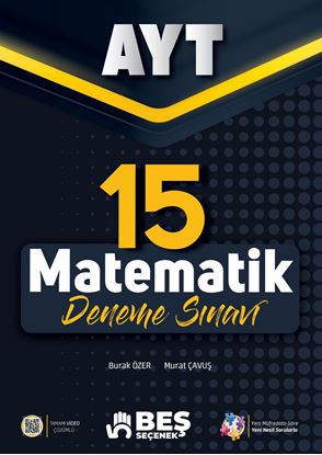 Resim YKS - AYT Matematik 15 Deneme Sınavı