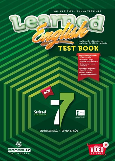 resm BOREALIS 7.SINIF LEARNED TEST BOOK