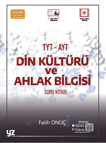 resm YZ YKS TYT-AYT DİN KÜLTÜRÜ VE AHLAK BİLGİSİ SORU KİTABI