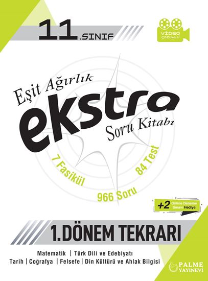 resm 11.SINIF EŞİT AĞIRLIK EKSTRA SORU KİTABI ( 1.DÖNEM TEKRARI )