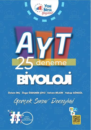 resm AYT BİYOLOJİ 25 DENEME SINAVI