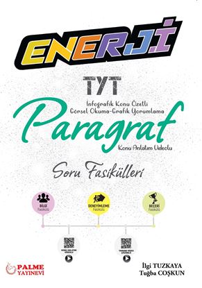 Resim TYT PARAGRAF KONU ANLATIM VİDEOLU SORU FASİKÜLLERİ ENERJİ SERİSİ