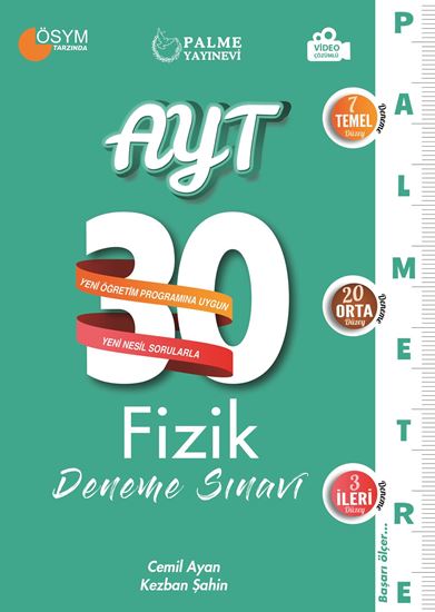resm AYT 30 FİZİK DENEME SINAVI ( PALMETRE SERİSİ )