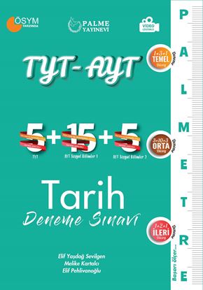 Resim TYT-AYT 25 TARİH DENEME SINAVI ( PALMETRE SERİSİ )