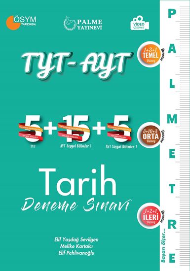 resm TYT-AYT 25 TARİH DENEME SINAVI ( PALMETRE SERİSİ )