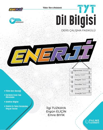 resm Enerji TYT Dil Bilgisi Ders Çalışma Fasikülü
