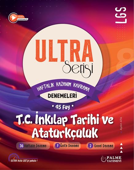 resm 8.Sınıf ULTRA Serisi T.C. İnkılap Tarihi ve Atatürkçülük Denemeleri ( Haftalık Kazanım Kavrama ) 45 Föy