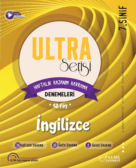 resm 7.Sınıf Ultra Serisi İngilizce Deneme Kitabı (48 FÖY)