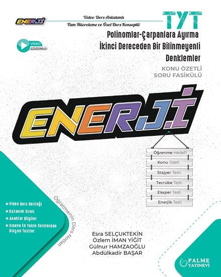 resm Tyt Enerji Polinomlar -Çarpanlara Ayırma -2. Dereceden Bir Bilinmeyenli Denklemler Konu Özetli Soru Fasikülü