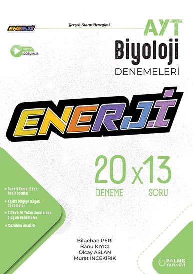 resm ENERJİ AYT 20 BİYOLOJİ DENEME SINAVI