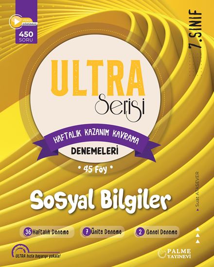 resm PALME 7.SINIF ULTRA SOSYAL BİLGİLER HAFTALIK KAZANIM KAVRAMA DENEMELERİ