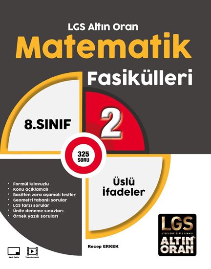 resm LGS ALTIN ORAN MATEMATİK FASİKÜLLERİ 2 ÜSLÜ İFADELER