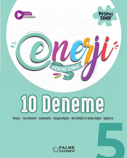 resm PALME 5.SINIF ENERJİ TÜM DERSLER 10 DENEME