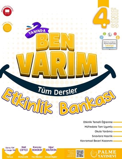 resm PALME 4.SINIF TÜM DERSLER ETKİNLİK BANKASI YANINDA BEN VARIM *YENİ*