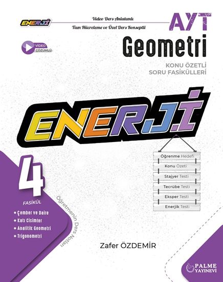 resm PALME YKS AYT ENERJİ GEOMETRİ KONU ÖZETLİ SORU FASİKÜLLERİ *YENİ*