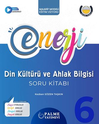 Resim PALME 6.SINIF ENERJİ DİN KÜLTÜRÜ VE AHLAK BİLGİSİ SORU KİTABI *YENİ*