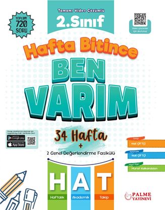 Resim PALME 2.SINIF HAFTA BİTİNCE BEN VARIM (34 HAFTA) *YENİ*