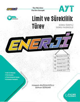 Resim PALME YKS AYT ENERJİ LİMİT VE SÜREKLİLİK KONU ÖZETLİ SORU FASİKÜLÜ