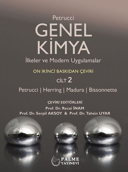 resm GENEL KİMYA 2.CİLT İLKELER VE MODERN UYGULAMALAR (PETRUCCİ)