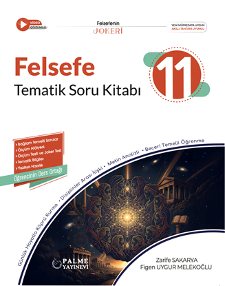 Resim PALME 11.SINIF JOKER FELSEFE TEMATİK SORU KİTABI