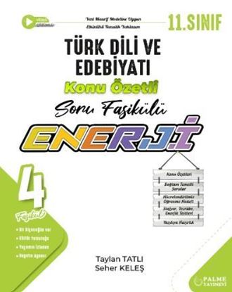 Resim PALME 11.SINIF ENERJİ TÜRK DİLİ VE EDEBİYATI KONU ÖZETLİ SORU FASİKÜLÜ (4 FASİKÜL)
