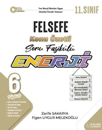 resm Palme 11.Sınıf Enerji Felsefe Konu Özetli Soru Fasikülü (6 Fasikül)